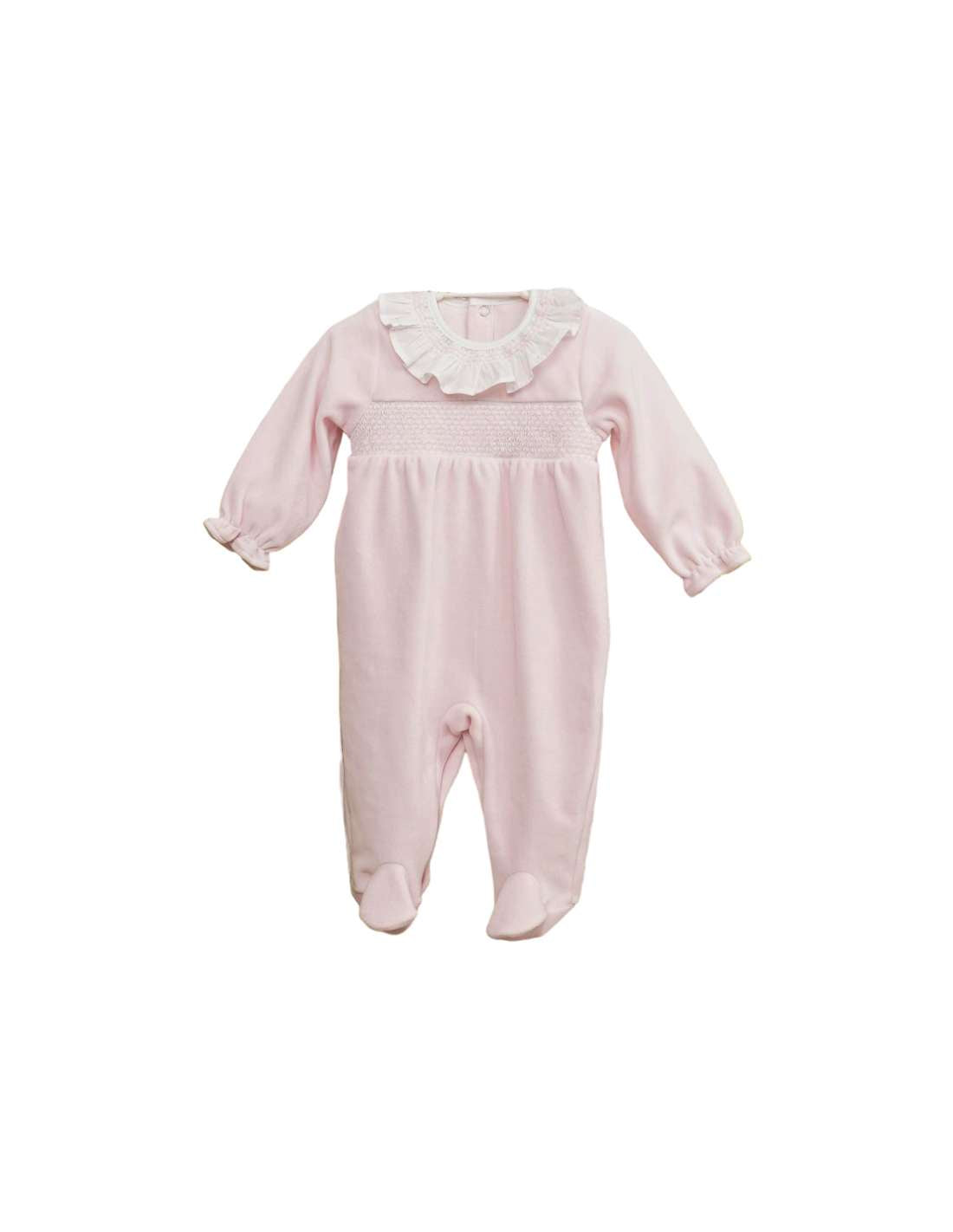 0 months - DF250001 SMOCK BABYGROW Dulce de Fresa