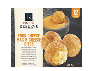 Finest Reserve 4 Cheese Mac & Cheese Bites 9 oz