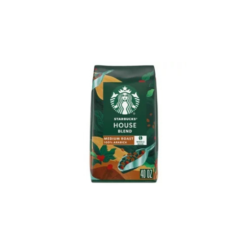 Starbucks House Blend Whole Bean Coffee, 40 oz., - BUSINESS ONLY