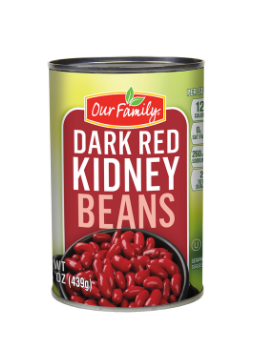 Our Family Dark Red Kidney Beans, 15oz