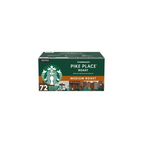 Starbucks Medium Roast K-Cup Coffee Pods, Pike Place, 72 ct. - BUSINESS ONLY