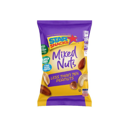 Star Mixed Nuts Unsalted, 3.5 oz.