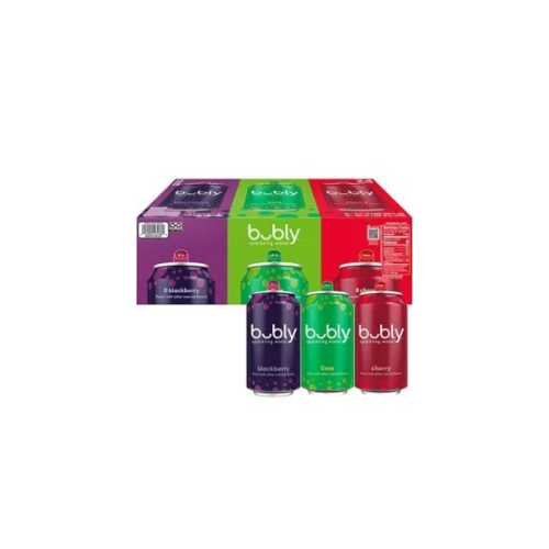 Bubly Sparkling Water Variety Pack, 12 oz., 24 pk - BUSINESS ONLY