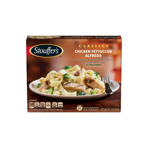 Stouffers Chicken Brocoli Fettuccini Alfredo 10.5 oz.