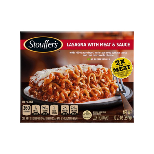 Stouffers Meat Lasagna 10.5 oz.