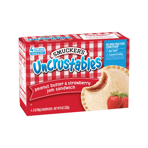 Smuckers Uncrustable Peanut Butter and Strawberry Jam