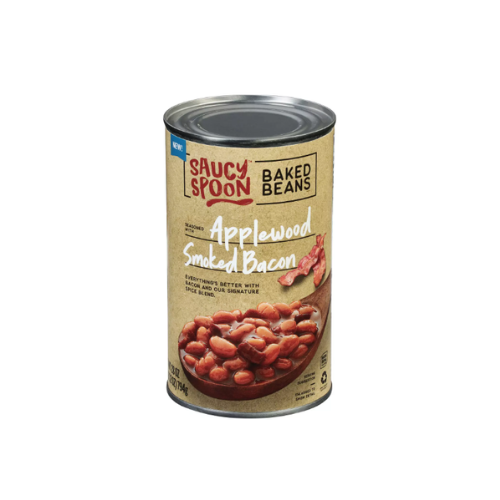 Saucy Spoon Applewood Smoked Bacon Baked Beans, 28 oz.