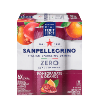 San Pellegrino Pomegranate & Orange - 6pk