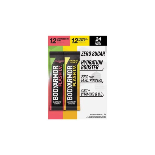 BODYARMOR Flast I.V. Electrolyte Powder Sticks Variety Pack, 24 pk. - BUSINESS ONLY