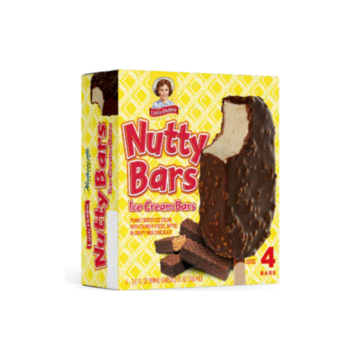 Little Debbie Ice Cream Nutty Bars, 4 ct.