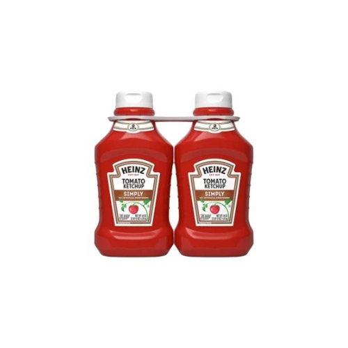 Heinz Simply Tomato Ketchup 44 oz., 2 pk. - BUSINESS ONLY