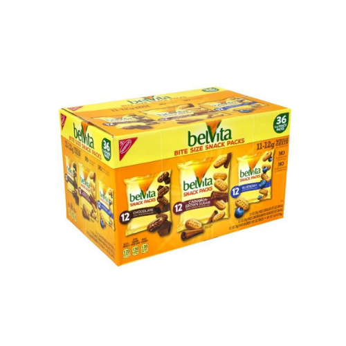 Belvita Bites Breakfast Biscuits Variety Pack, 36 ct. - BUSINESS ONLY