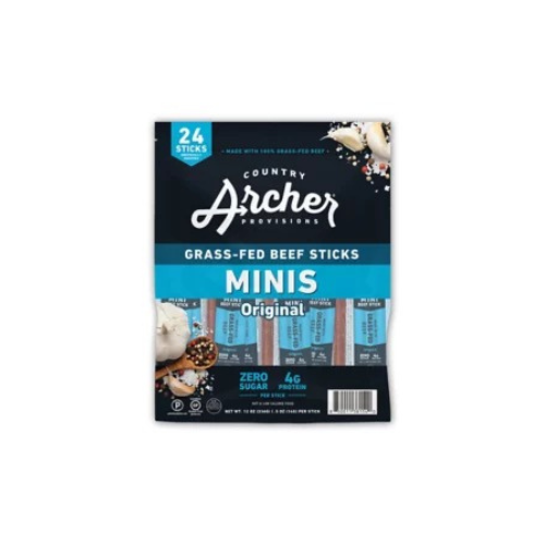 Country Archer Original Mini Beef Sticks, 0.5 oz., 24 pk. - BUSINESS ONLY