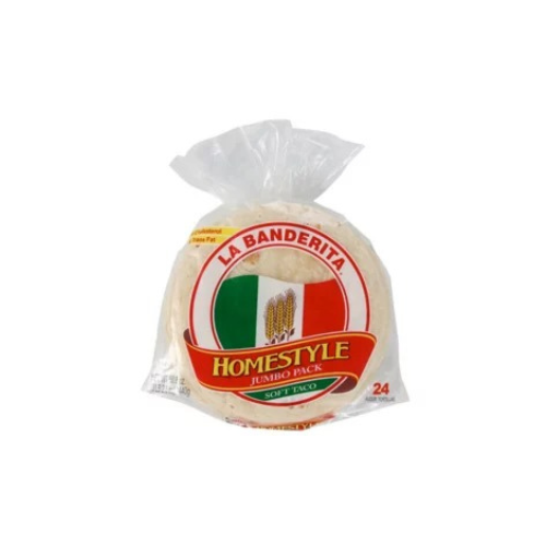 La Banderita 9" Homestyle Soft Taco Flour Tortillas, 24 ct. - BUSINESS ONLY