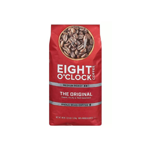 Eight O'Clock Medium Roast Whole Bean Coffee, The Original, 40 oz - BUSINESS ONLY