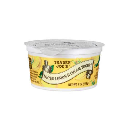 Meyer Lemon & Cream Yogurt, 4 ct