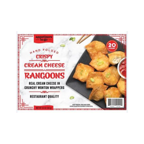 Appetizers to Go Crispy Cream Cheese Crab Rangoons, 20 oz.