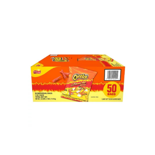 Cheetos Flamin' Hot Crunchy Snacks, 1 oz., 50 pk. - BUSINESS ONLY