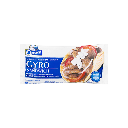 Opaa! Gyro Sandwich Beef & Lamb, 7.35 oz