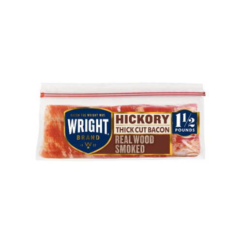 Wright Hickory Smoked Thick Cut Bacon 24 oz.