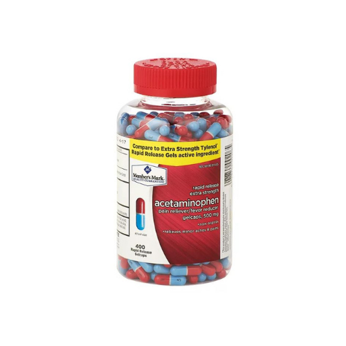 Member's Mark Extra Strength Acetaminophen Gelcaps, 500 mg, 400 ct. - BUSINESS ONLY