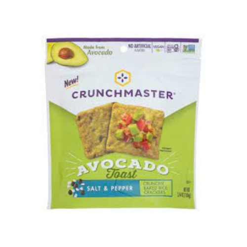 Crunchmaster Cracker Avocado Toast S&P, 3.54 oz.