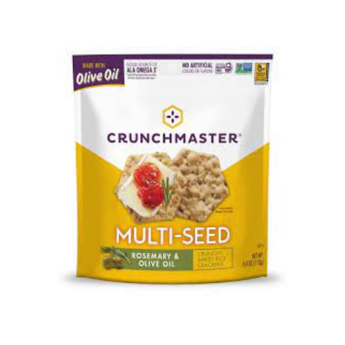 Crunchmaster Cracker Multi-seed Rosemary & Olive Oil, 4 oz.