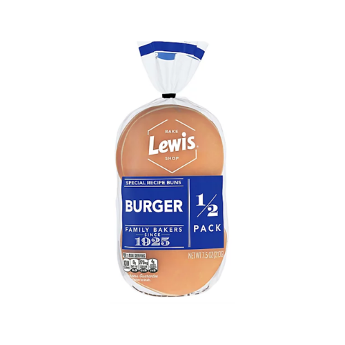 Lewis Bakeries Hamburger Bun, 4 ct.