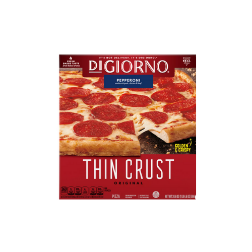 Digiorno Thin Crust Pepperoni Pizza, 16.9 oz.