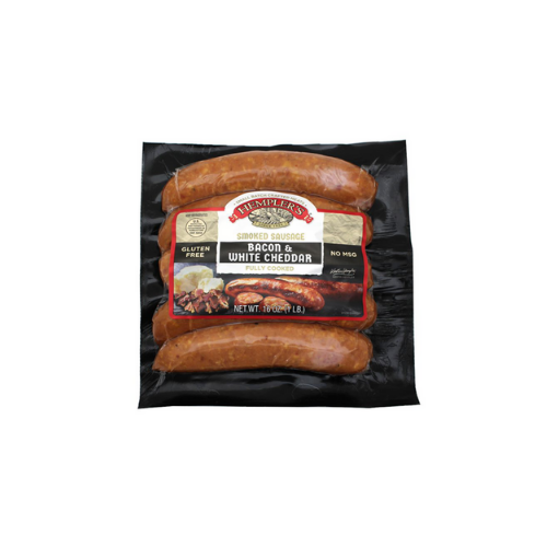 Hemplers Bacon&White Cheddar Sausage, 10 pack