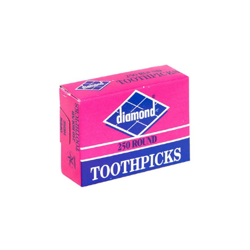 Diamond Round Toothpicks  250 ct.