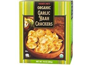 Organic Garlic Naan Crackers, 10 oz.