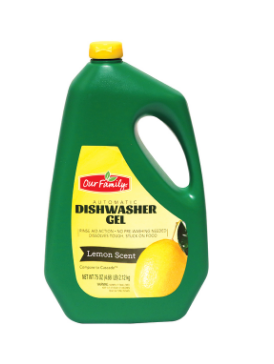 Our Family Auto Dishwasher Gel Lemon 75 oz.