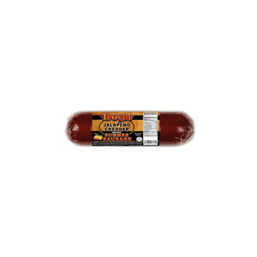 Troyer Summer Sausage - Jalapeno/Cheddar, 12 oz.