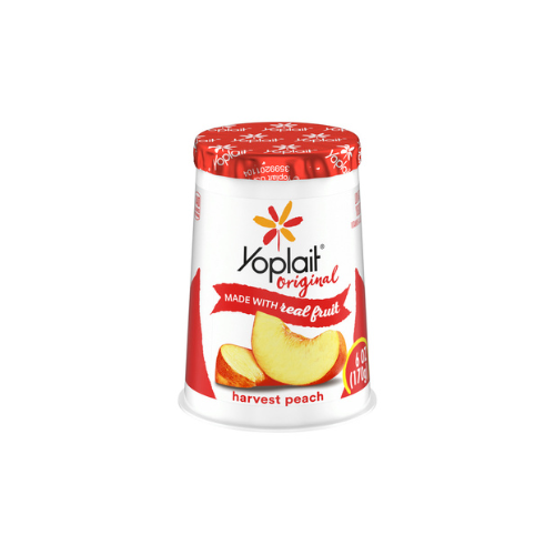 Yoplait Original Peach, 6oz