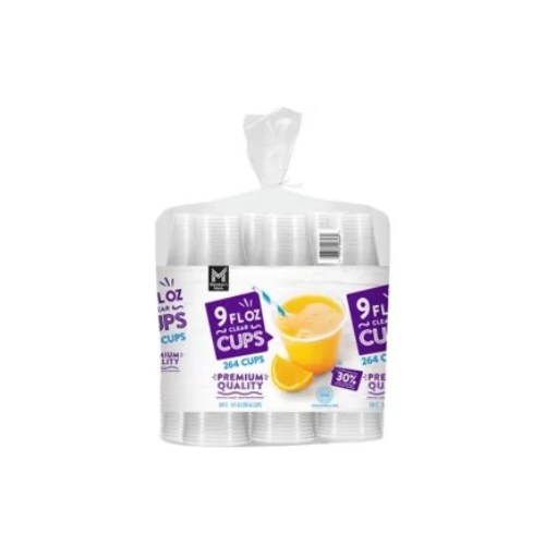 Member's Mark Clear Plastic Cups, 9 oz., 264 ct. - BUSINESS ONLY
