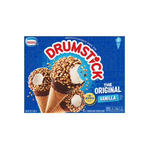 Drumstick Original Vanilla 8 ct.