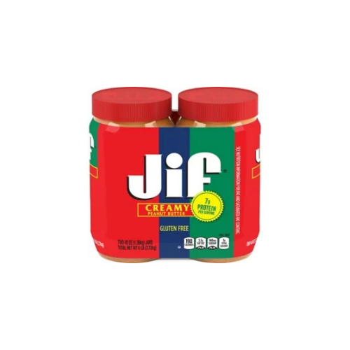 Jif Creamy Peanut Butter, 48 oz., 2 pk. - BUSINESS ONLY