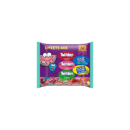 Jolly Rancher & Twizzlers Fruit Flavored Candy, Variety Pack, Fun Size, 270 pcs. - BUSINESS ONLY