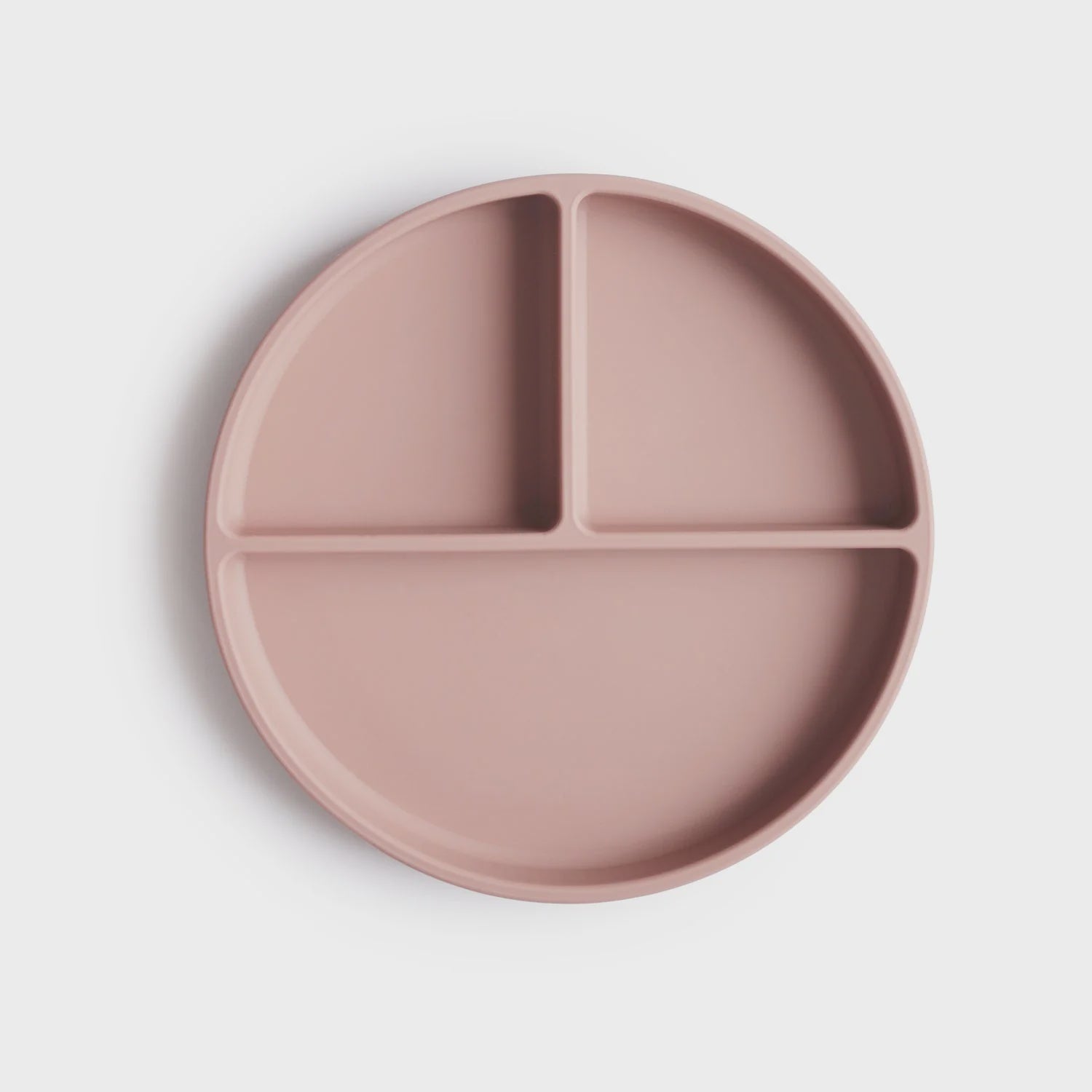 Mushie Silicone Suction Plate, Blush