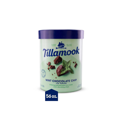 Tillamook Mint Chocolate Chip Ice Cream, 1.5 qt