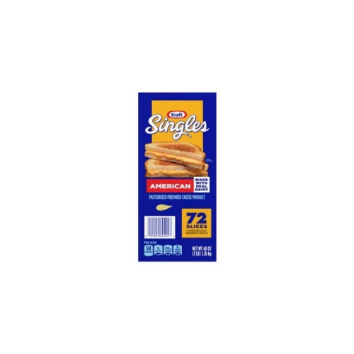 Kraft Singles American Cheese Slices 3 lbs., 72 ct. - BUSINESS ONLY