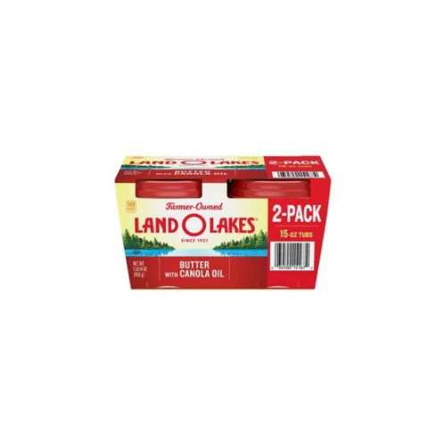 Land O'Lakes Butter with Canola Oil, 15 oz, 2 pk - BUSINESS ONLY