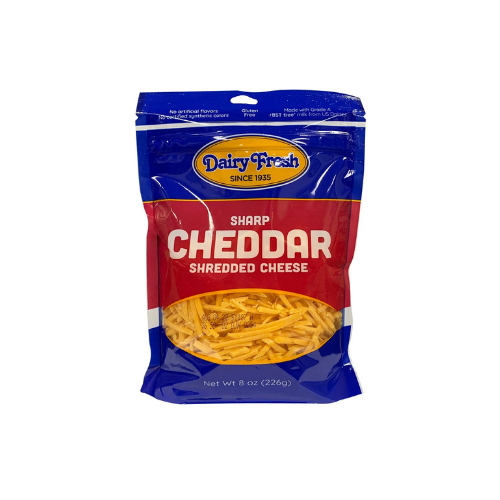 Dairy Fresh Shredded Sharp Cheddar - 2lb.