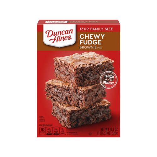 Duncan Hines Fudge Brownie Mix,18.3 oz.