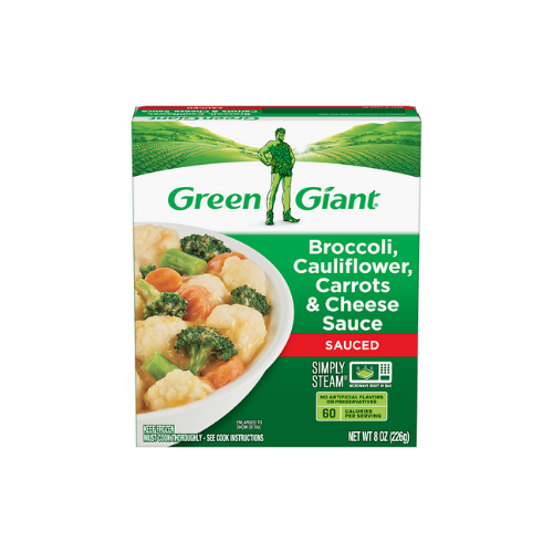 Green Giant Cauliflower, Brocoli, Carrot w/ Cheese Sauce 8 oz.