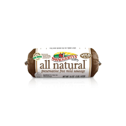 Swaggerty's All Natural Mild Sausage Roll 1 lb.