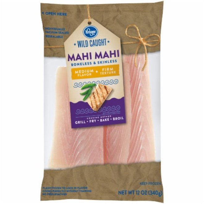 Kroger Mahi Mahi, Frozen, 12 oz. bag