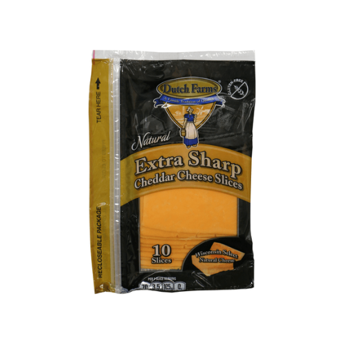 Dutch Farms Extra Sharp Cheddar Slices 6 oz.