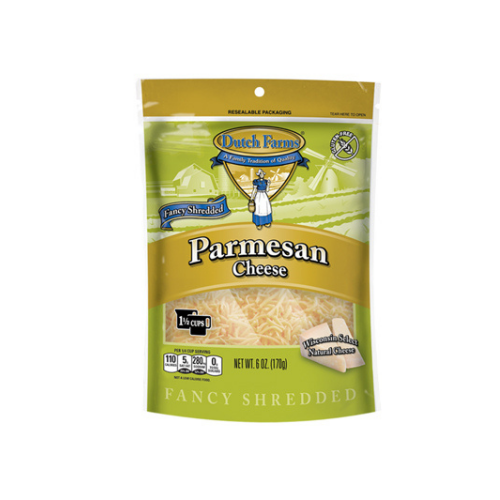 Dutch Farms Fancy Shredded Parmesan 8 oz.